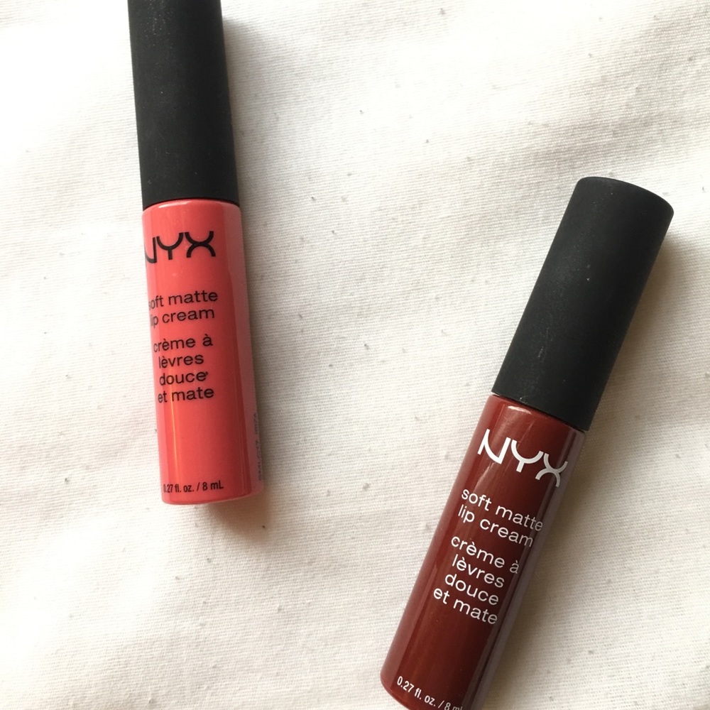 Two nyx soft matte lip creams